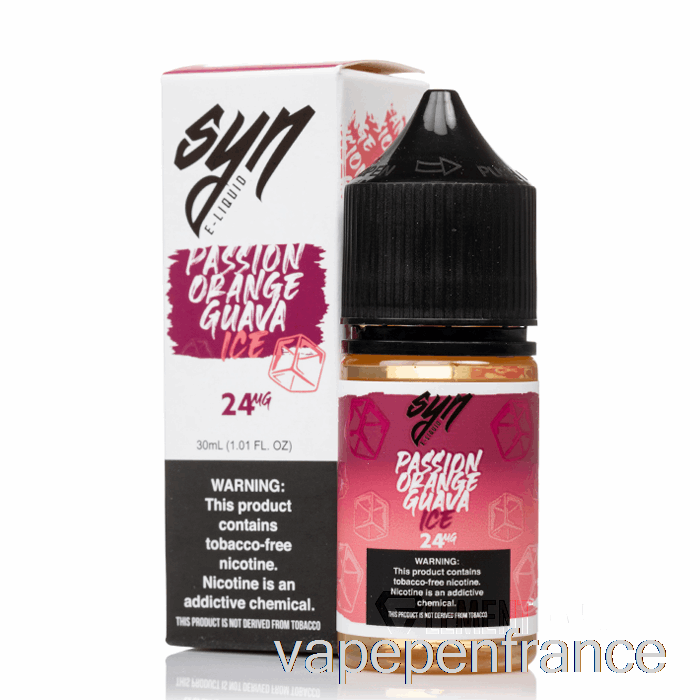 Goyave Orange Passion Glacée - Sels Synthétiques - 30 Ml 24 Mg Stylo Vape